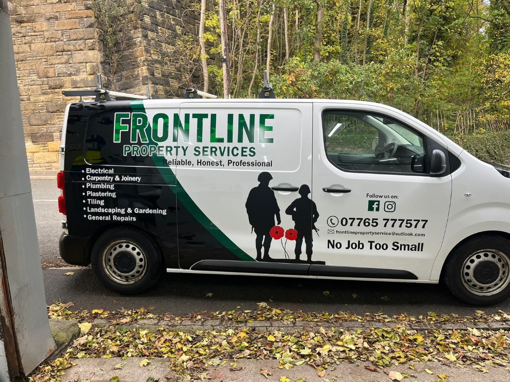 Frontline Property Services Van